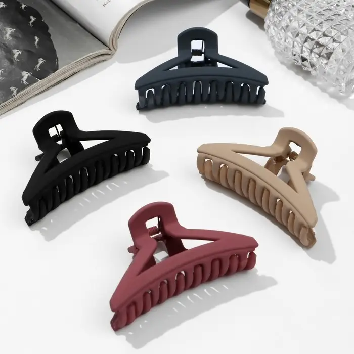 Краб для волос Краб для волос "Матовый" углы, 7,5 см, микс