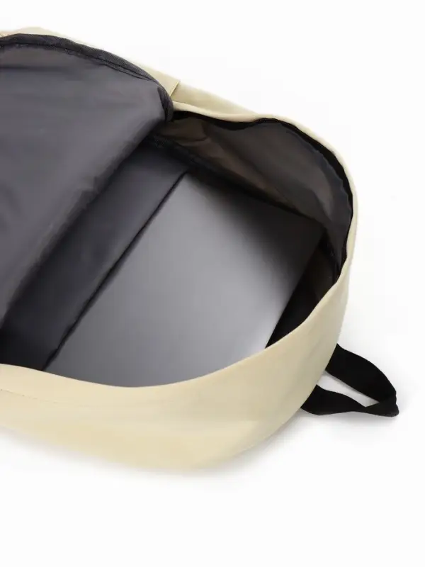 Рюкзак школьный, 1 отделение, 4 кармана, 30&times;12&times;40 см, сливочный