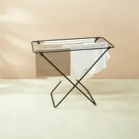 VETTA Сушилка напольная 10 м, 105х55х83см, металл, черная, СБ3-ГЛ/Ч