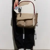 Рюкзак для девочки, для ручной клади, повседневный, с кошельком, 32&times;14&times;46 см, бежевый