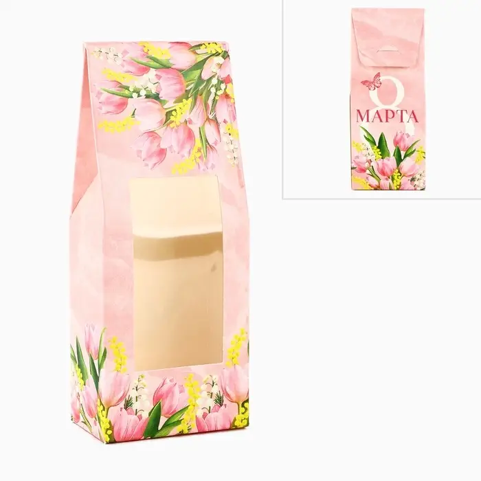 Коробка складная «8 Марта», 14 х 5.5 х 3.5 см Коробка складная «8 Марта», 14 х 5.5 х 3.5 см