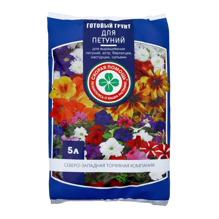 Грунт для Петуний "Скорая помощь", 5 л