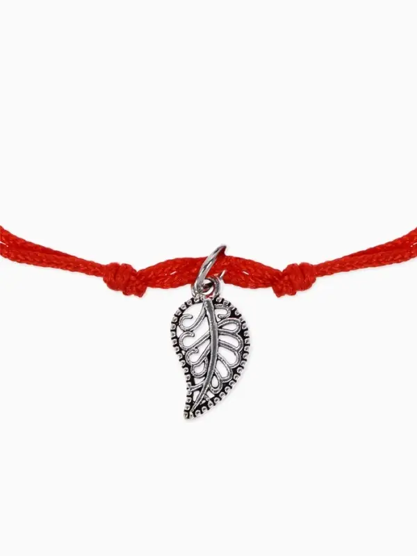 Браслет-оберег &laquo;Став&raquo;, приносящий деньги, лист, цвет серебро, 8 см