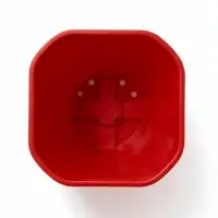 Горшок для цветов &laquo;Роза&raquo;, 2 л, d=14 см, красный