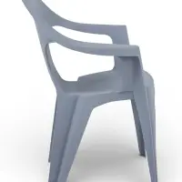 Кресло садовое Decorona DeForma, 55&times;53.5&times;78.5 см, пластиковое, цвет дымчатый кварц
