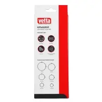 Набор универсальных крышек тм VETTA, 6шт, размеры от 6,5см до 19см, силикон, 3 цвета