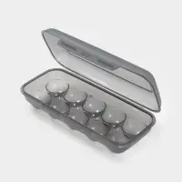 Контейнер для хранения яиц IDEA, 10 ячеек, 26.5&times;11.5&times;7 см, пластик, МИКС