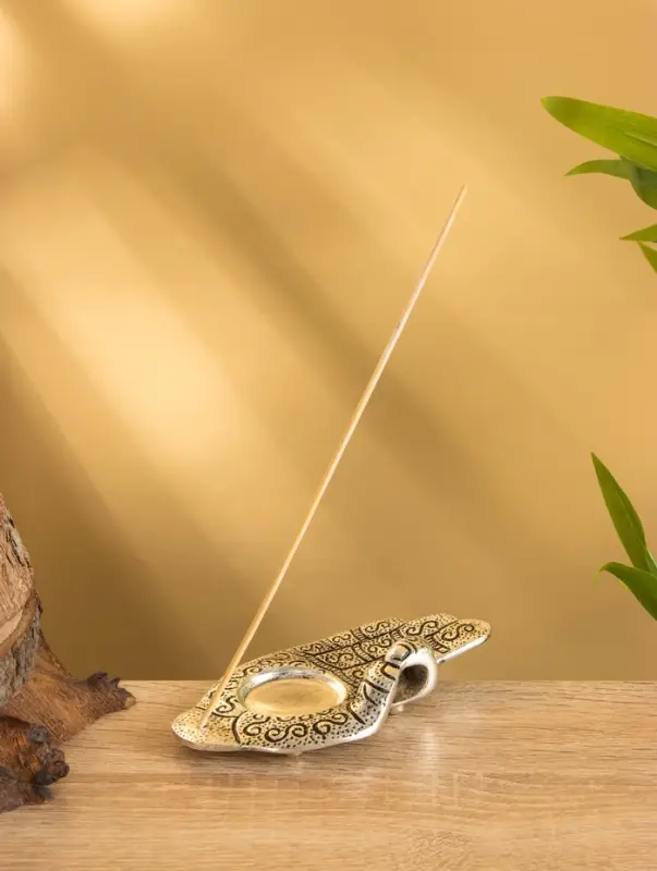 Подставка под благовония  Подставка под благовония "Мудра"  алюминий 14х7,5 см