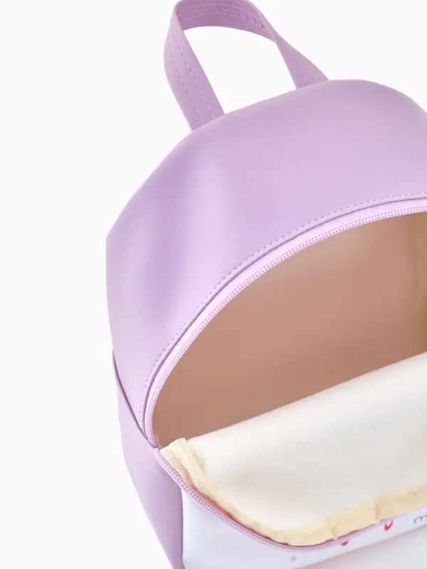 Рюкзак дет 18*8*23 см, Девочка, отд на молнии, сиреневый Рюкзак дет 18*8*23 см, Девочка, отд на молнии, сиреневый