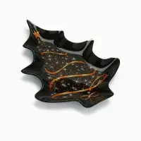 Блюдо новогоднее плоское &laquo;Ёлочка&raquo;, 19.5&times;16.5 см