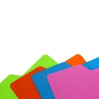 Набор разделителей листов 240&times;100 мм (для формата А4) Office-2000, 12 листов без индексации, 4 цвета, пластиковые