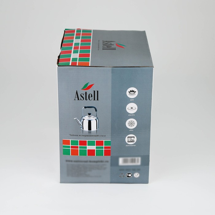 Чайник из нержавеющей стали, 5 л, капсульное дно, индукция