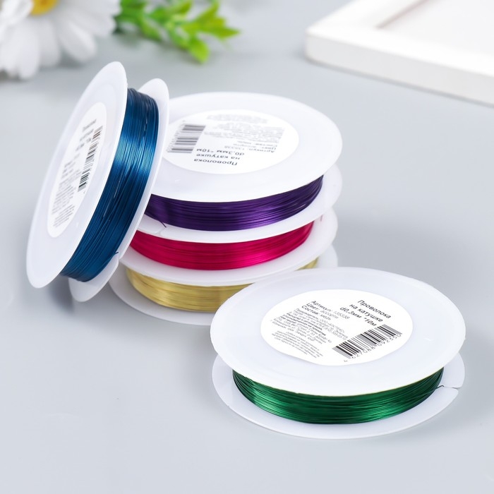 Проволока медная для творчества  Проволока медная для творчества "Astra" 0,3 мм, 10 м, МИКС