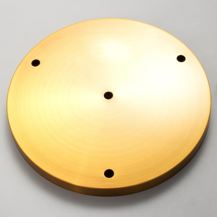 Основание для светильника Основание для светильника "Круг-3" медь 23,5х23,5х2см