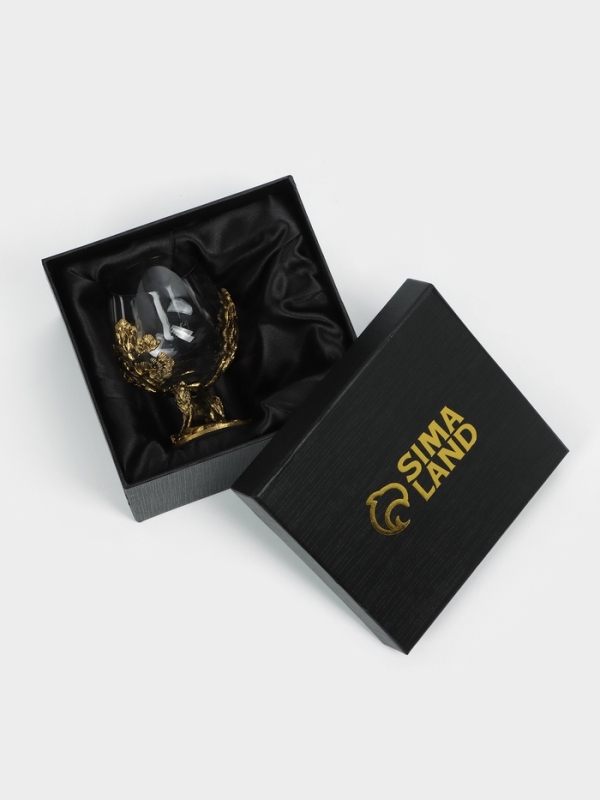 Бокал для коньяка Бокал для коньяка "Лев", 8.3 х 12.3, золото