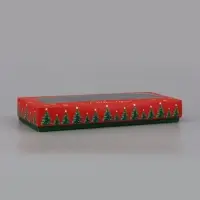 Коробка подарочная складная под 12 конфет новогодняя &laquo;С Новым годом&raquo;, 3.5&times;10.5&times;26.5 см