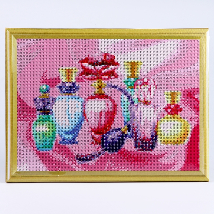 Алмазная мозаика «Прекрасный парфюм», 30 × 40 см, полное заполнение, с подрамником Алмазная мозаика «Прекрасный парфюм», 30 × 40 см, полное заполнение, с подрамником