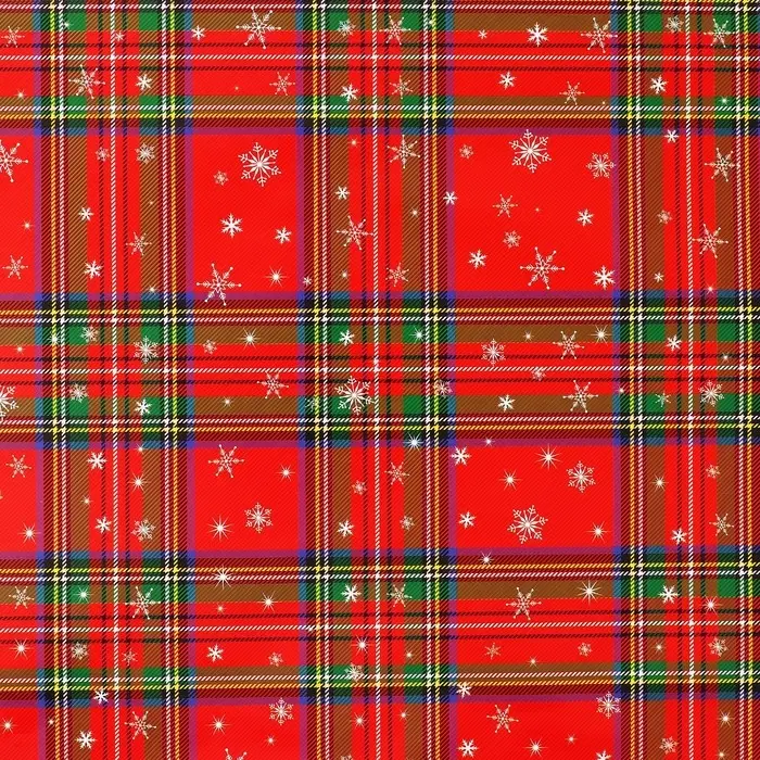 Упаковочная бумага на новый год глянцевая двухсторонняя «С Новым годом!», 70 х 100 см