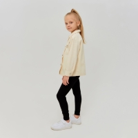 Рубашка для девочки MINAKU: Casual collection KIDS цвет бежевый, рост 134