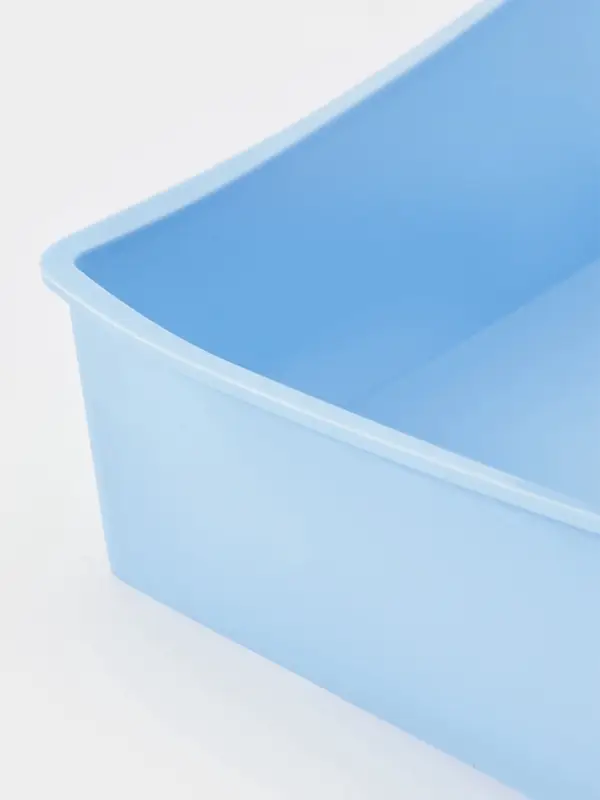 Форма для выпечки Доляна &laquo;Квадрат&raquo;, 20.5&times;5 см, силикон, светло-голубая