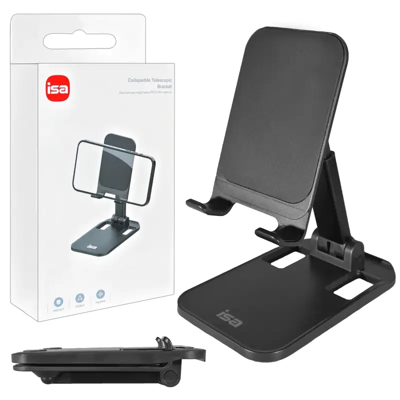 Настольная подставка PH-3 ISA черный IS124116 (100шт/кор)