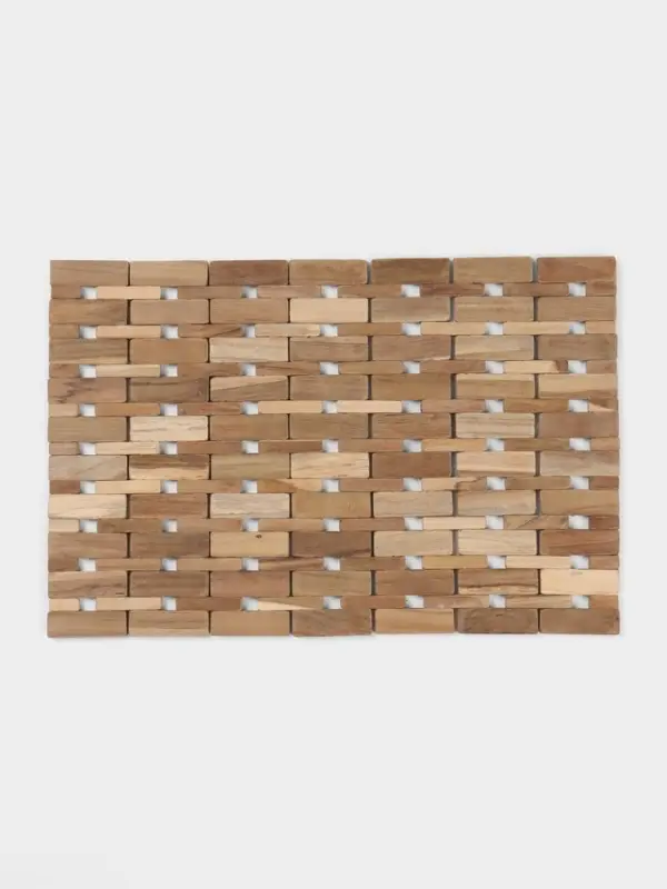 Коврик из тикового дерева, 40&times;30&times;0.7 см