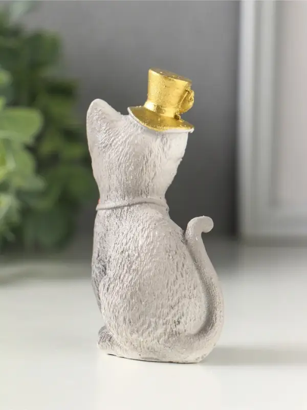 Фигурка &laquo;Кот в цилиндре&raquo;, 9&times;3.5&times;4.5 см, МИКС