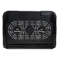 Охлаждающая подставка для ноутбука-планшета 35&times;24 см, 2 вентилятора, USB, кабель в комплекте