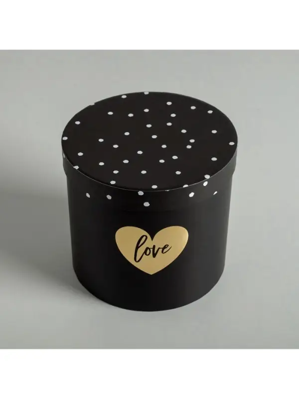 Набор коробок для цветов 4 в 1, упаковка подарочная, &laquo;Чёрно-белый&raquo;, 14&times;14&times;13 см - 20&times;20&times;17.5 см