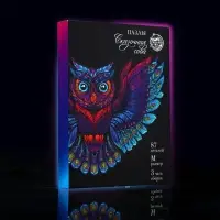 Пазл деревянный фигурный Puzzle &laquo;Сказочная сова&raquo;, 87 элементов