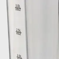 Башня пивная WoodPlast, колба 3 л, ёмкость для льда 3 л, 18.5&times;18.5&times;54 см, пластик, чёрная, коричневая