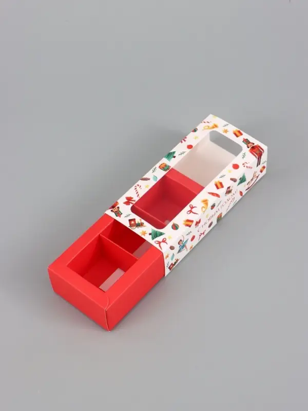 Коробка для 3 конфет &laquo;Щелкунчик и игрушки&raquo;, 13&times;5&times;3.3 см