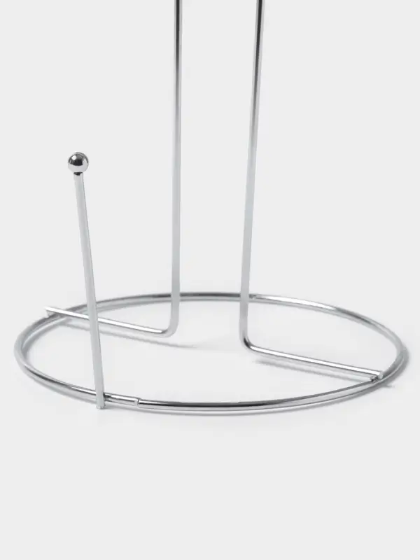 Держатель для бумажных полотенец настольный Доляна, 13.5&times;13.5&times;27 см, хром