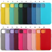Чехол iPh 14 Plus (6.7) Silicone WS (без лого, в прозрачном пакете)