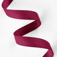 Лента репсовая, 25 мм, 23&plusmn;1 м, бордовая №80
