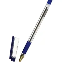 Ручка шариковая ErichKrause ULTRA-30 Gold Stick Grip, Super Glide, узел 0.7 мм, синяя