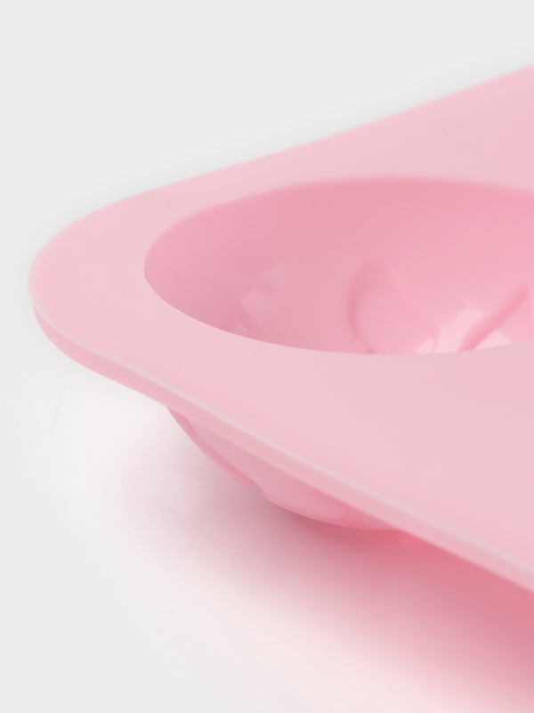 Форма для выпечки Доляна «Ассорти», силикон, 8 ячеек, 26×14×2.5 см (d=5 см), розовая Форма для выпечки Доляна «Ассорти», силикон, 8 ячеек, 26×14×2.5 см (d=5 см), розовая