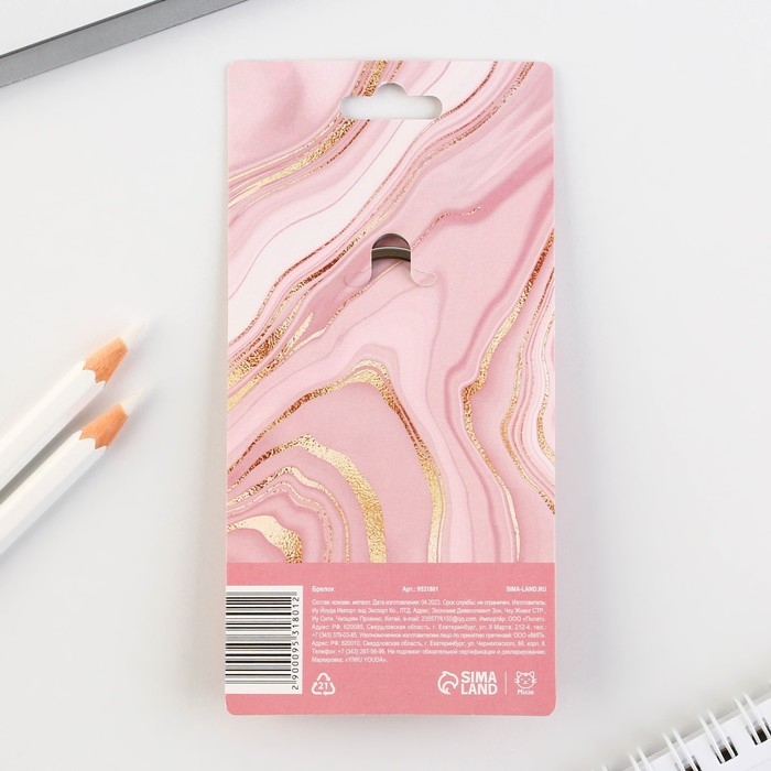 Брелок для ключей кожзам женский Брелок для ключей кожзам женский "Ни стыда ни совести", 4 х 9 см