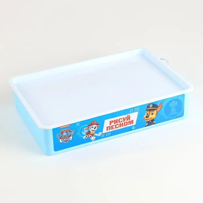 Планшет для рисования песком &laquo;Щенячий патруль&raquo;, 27&times;39 см, песок 1 кг, наклейки, набор для творчества