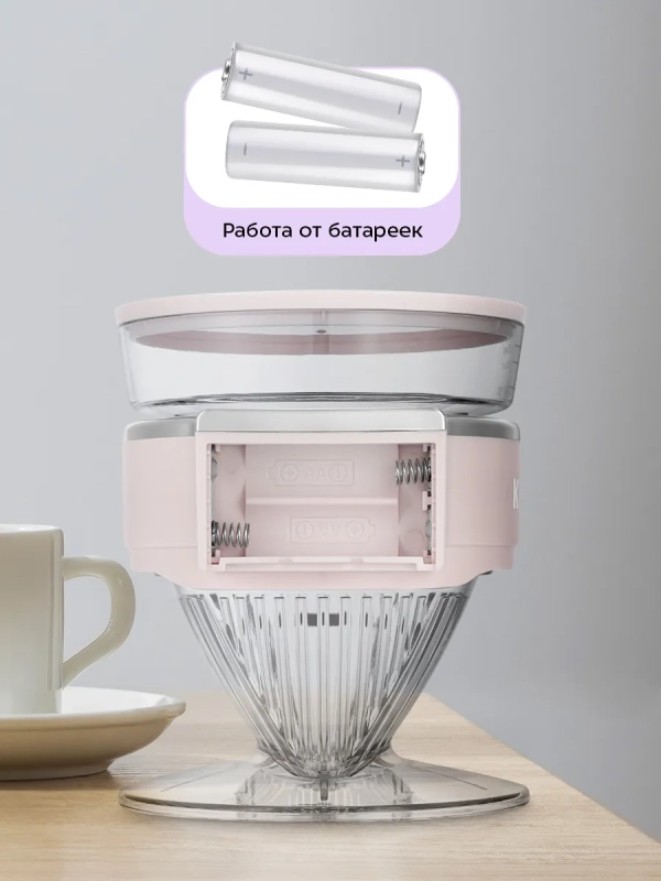 Портативная кофеварка-пуровер КТ-7571 - 0.25 л Портативная кофеварка-пуровер КТ-7571 - 0.25 л