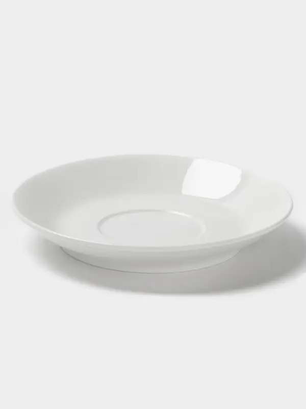 Блюдце Hanna Kn&ouml;vell, d=13.3 см, к чашке 150 мл, фарфор, белое