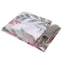 VETTA Шторка для ванной, с утяжелителем, полиэстер, 90 г/м2, 180x200см, Цветы, 055