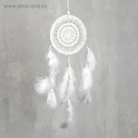 Ловец снов "Белоснежное кружево" 30х11 см