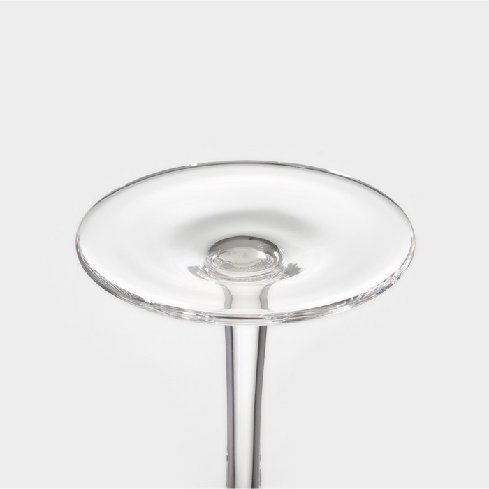 Бокал для вина стеклянный Magistro «Жемчуг», 300 мл, 8,5×22 см, с золотой отводкой Бокал для вина стеклянный Magistro «Жемчуг», 300 мл, 8,5×22 см, с золотой отводкой