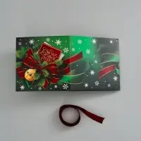 Коробка складная &laquo;Новогодний подарок&raquo;, 15 &times; 15 &times; 15 см