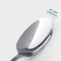 Столовая ложка Hanna Kn&ouml;vell Oester, 20.1 см, толщина 3 мм, нержавеющая сталь, серебристая