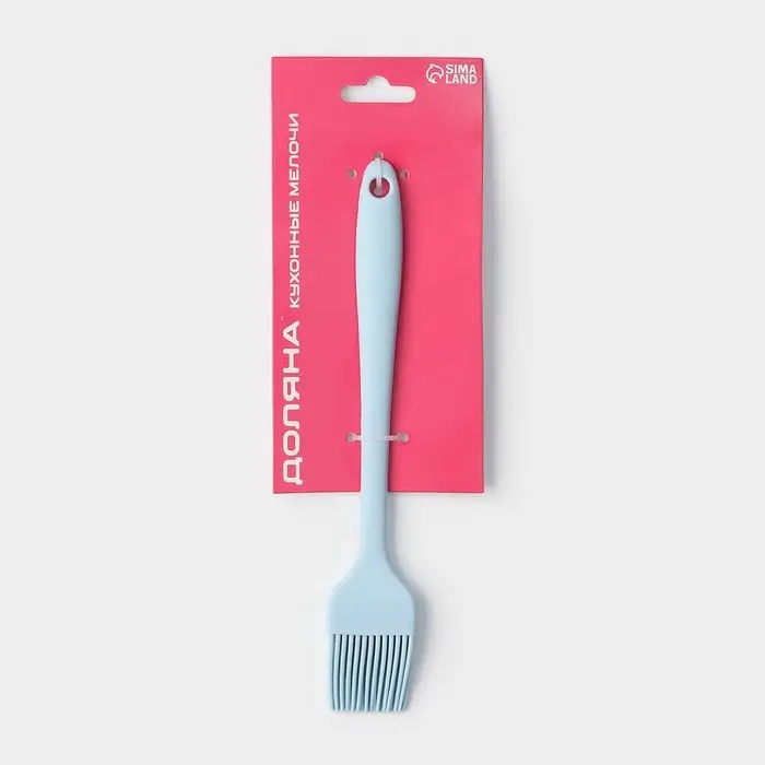 Кисть Доляна &laquo;Винфор&raquo;, силикон, 21 см, цвет голубой