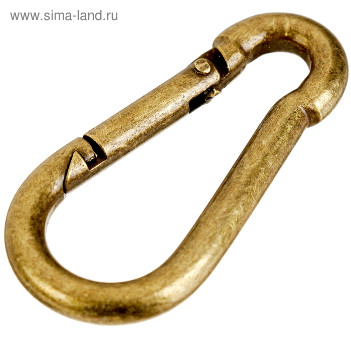 Карабин монтажный, 6 см, бронза Карабин монтажный, 6 см, бронза
