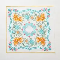 Платки носовые женские &laquo;Этель. Цветочный узор&raquo;, 30&times;30 см, набор 12 шт.,100% хлопок, рисунок МИКС