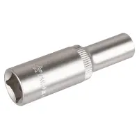 Головка торцевая 1/2"DR шестигранная 10мм, L=78мм пласт.подвес